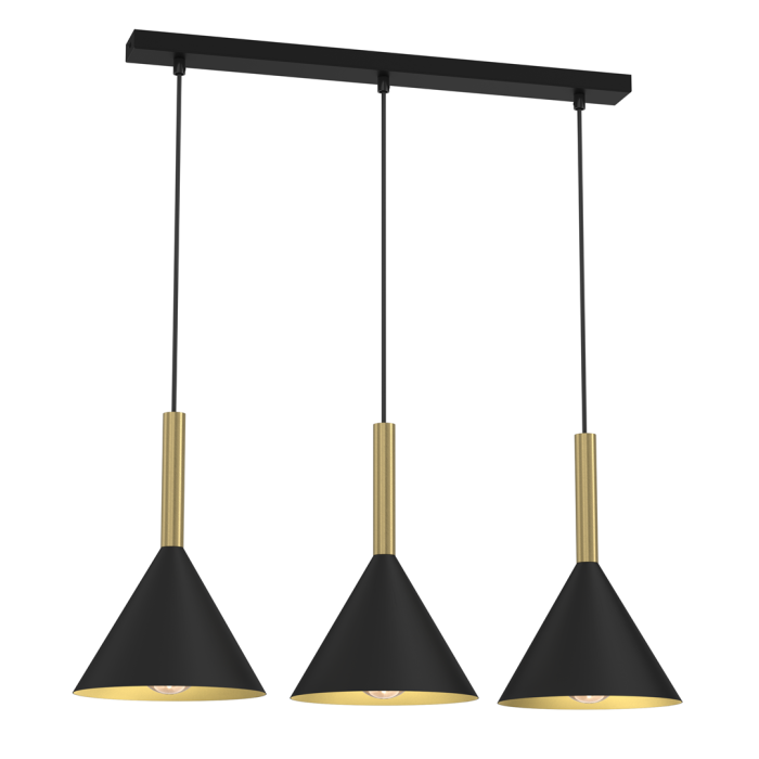 Lampa wisząca PERU BLACK 3xE27 Lampa wisząca PERU BLACK 3xE27