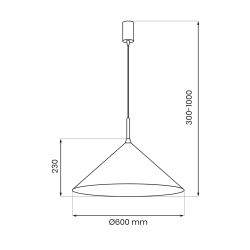 Lampa wisząca CAPITAL CZANRY 1XGX53