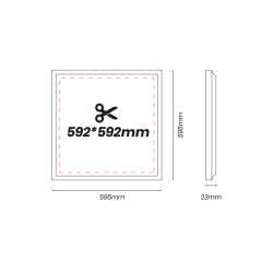 Panel Led 40W 4000K Backlit 60x60