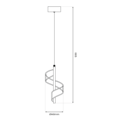 Lampa wisząca LARGO 10W LED