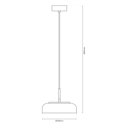 Lampa wisząca VETRO CLEAR 6W