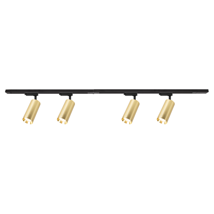Zestaw Mica Track Złoty 4xGU10 1,5m Zestaw Mica Track Złoty 4xGU10 1,5m