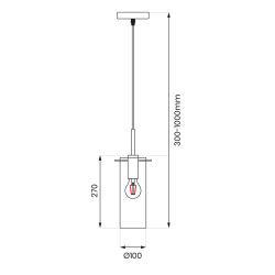 Lampa wisząca PADOVA 1xE27