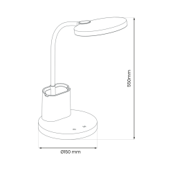 Lampka biurkowa SCUOLA WHITE 5W LED