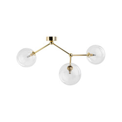 Lampa sufitowa złota 3x g9...