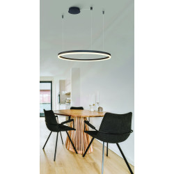 Lampa wisząca ring czarny...