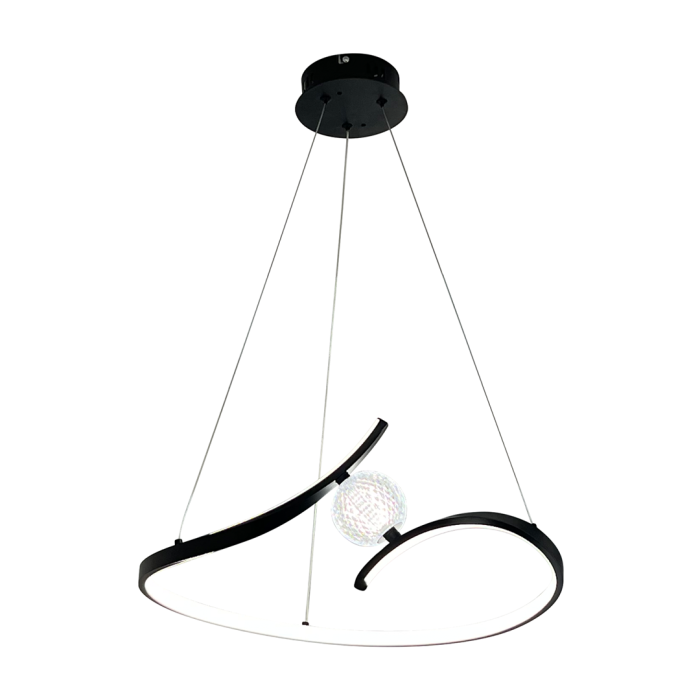 Lampa wisząca PERLA BLACK 34W LED Lampa wisząca PERLA BLACK 34W LED