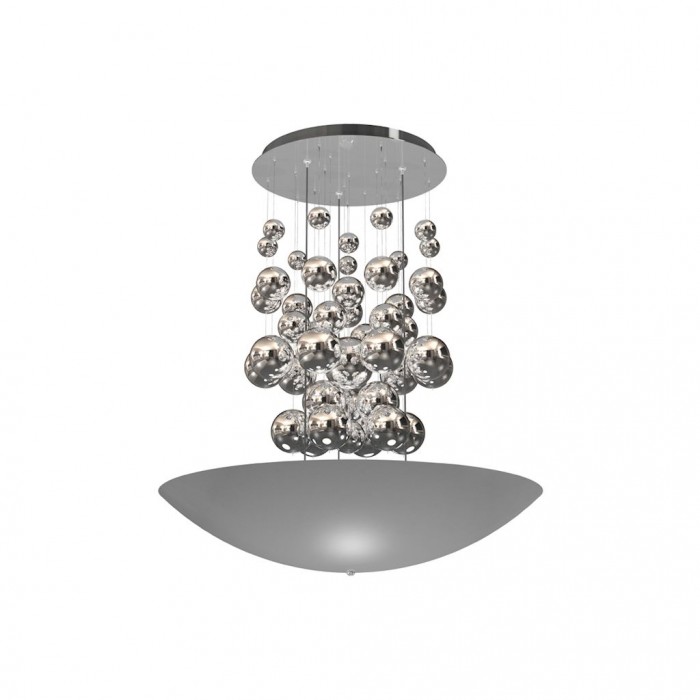 LAMPA WISZĄCA PERLA SILVER 42W LED LAMPA WISZĄCA PERLA SILVER 42W LED