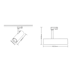 Reflektor Sumba 35W 2700/4000K Biały 3 Obwodowy