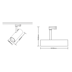 Reflektor Sumba 20W 2700/4000K Biały 3 Obwodowy