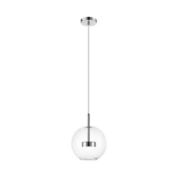 Lampa wisząca led chrom...