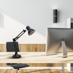 Lampka biurkowa NEXA Black 1xE27