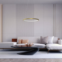 Lampa wisząca HOOP GOLD 27W LED