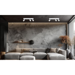 Lampa Sufitowa Magnet 9W+3xGU10 3000/4000K Biały