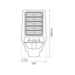 Latarnia Solarna Kers II 300W 1200lm 6500K