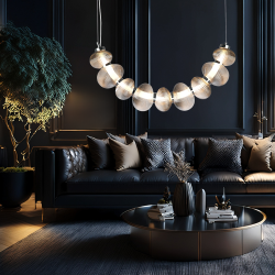 Lampa wisząca BOLLA SMOKED 36W LED