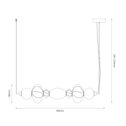 Lampa wisząca ASCOLI 24W LED