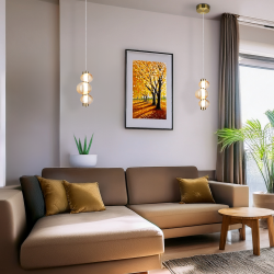 Lampa wisząca BOLLA GOLD 12W LED
