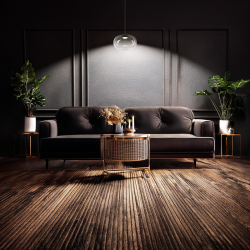 Lampa wisząca VASO 1 SMOKED 4W