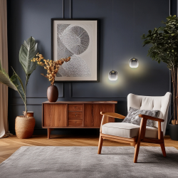 Lampa wisząca VASO 2 SMOKED 4W