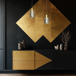 Lampa wisząca Arcadia Gold 1xE27