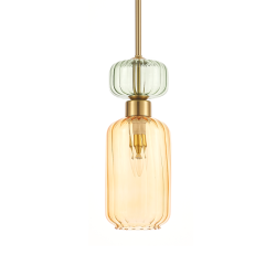 Lampa wisząca MOLLY AMBER 1xE14