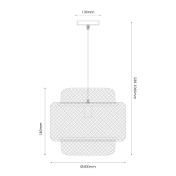 Lampa wisząca HESTIA 1xE27