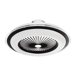 Lampowentylator ZEPHYR BLACK 48W LED+ PILOT