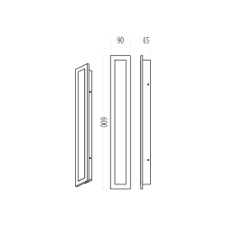 Kinkiet Wow 20W 3CCT IP54 60cm