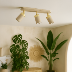 Lampa sufitowa JOKER CASHMERE/GOLD 3xGU10