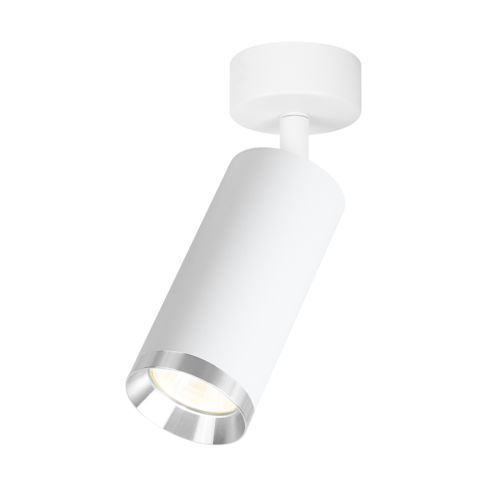 Oprawa Mica Spot Biały + Chrom 1xGU10 Oprawa Mica Spot Biały + Chrom 1xGU10
