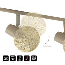 Lampa sufitowa DEX 4xE14
