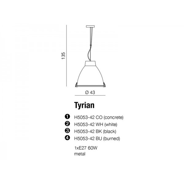 Azzardo Tyrian czarny AZ1578