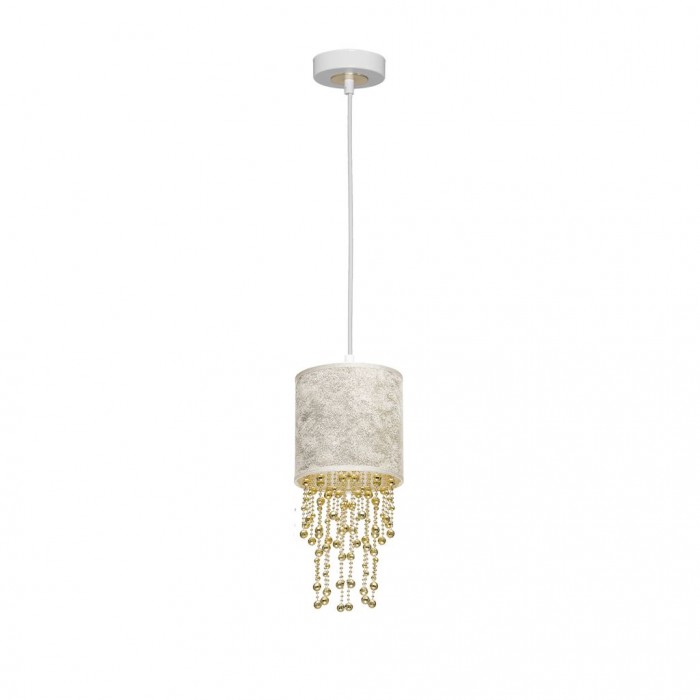 Lampa wisząca ALMERIA WHITE/GOLD 1xE27