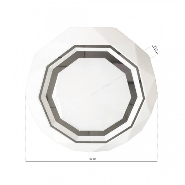 Plafon LULU 40W LED Ø490 mm