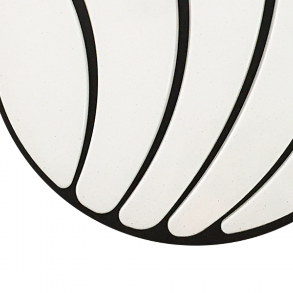 Plafon SHELL BLACK 40W LED Ø480 mm