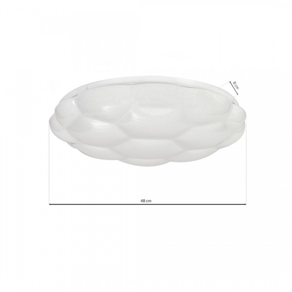 Plafon CLOUD 40W LED Ø480 mm