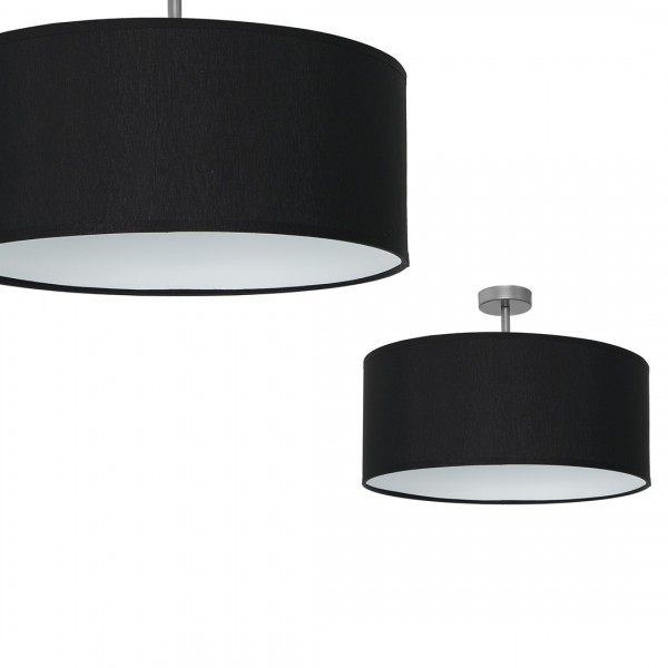 Lampa podsufitowa CASINO BLACK/CHROME 3xE27