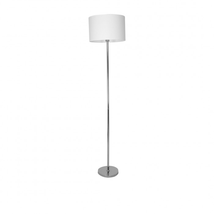 Lampa stojąca CASINO WHITE/CHROME 1xE27 Lampa stojąca CASINO WHITE/CHROME 1xE27