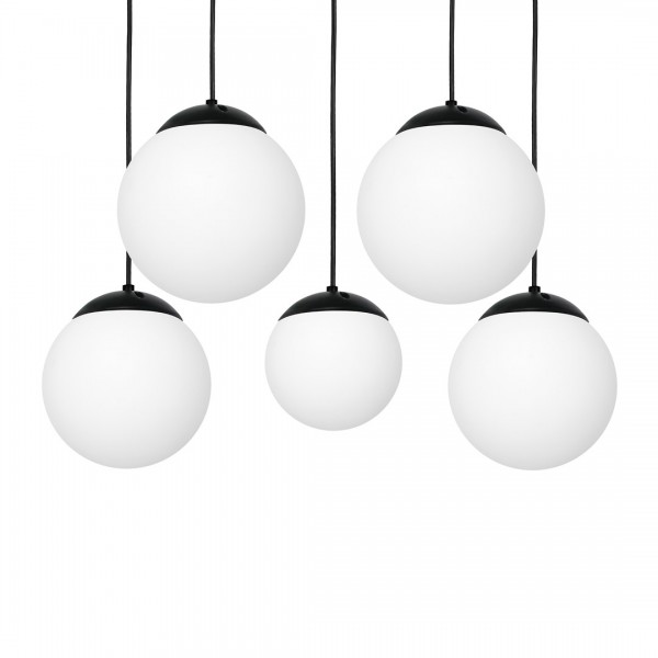 Lampa wisząca LIMA BLACK 5xE14