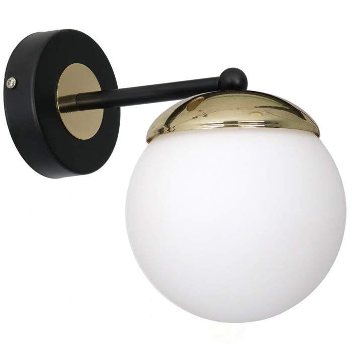 Kinkiet SPARTA BLACK / GOLD 1xE14 Kinkiet SPARTA BLACK / GOLD 1xE14