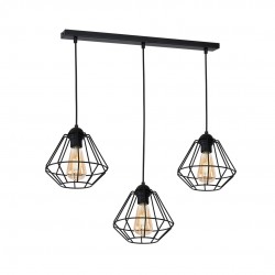 Lampa wisząca COLIN BLACK 3xE27