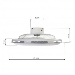 Plafoniera LED ZONDA 60W z wentylatorem