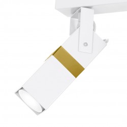 Lampa sufitowa VIDAR WHITE/GOLD 3xGU10