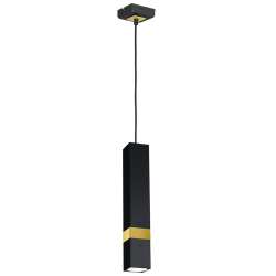 Lampa wisząca VIDAR BLACK/GOLD 1xGU10