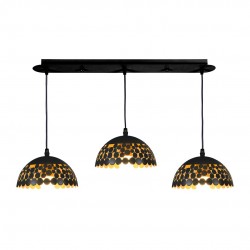 Lampa wisząca LISA BLACK 3xE27