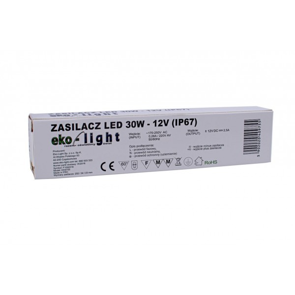 ZASILACZ LED 30W IP67