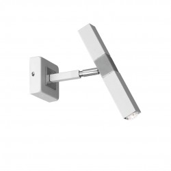 Kinkiet CASTRO WHITE / CHROME 1xG9