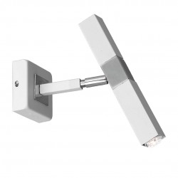 Kinkiet CASTRO WHITE / CHROME 1xG9