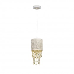 Lampa wisząca ALMERIA WHITE/GOLD 1xE27